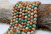 Agate Polished 10mm Autumn Multi Colored Round