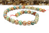 Agate Polished 10mm Autumn Multi Colored Round