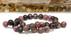 Black Veined Rhodonite Polished 12mm Round