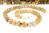 Citrine Polished 10mm Diagonal Cut Faceted Cube