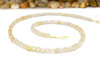 Citrine Polished 4mm Faceted Cube