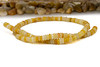 Yellow Jade Polished 2x6mm Rondelle