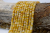 Yellow Jade Polished 2x6mm Rondelle