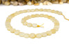 Yellow Jade Polished 8mm Faceted Coin