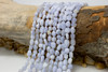 Blue Lace Agate Matte 5-9mm Nugget