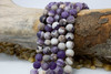 Sage Amethyst Matte 12mm Round