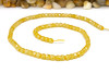 Zircon CZ AA Grade Polished Yellow 3.5x4mm Faceted Rondelle