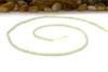 Zircon CZ AA Grade Polished Ivory 2mm Faceted Rondelle