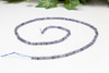 Iolite Polished 2.5mm Faceted Round - Dark