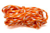 Parachute Cord 4mm 7 Strand Core Polyester - Orange / White Gingham Plaid