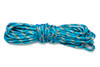 Parachute Cord 4mm 7 Strand Core Polyester - Blue / White / Orange / Black Plaid
