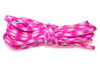 Parachute Cord 4mm 7 Strand Core Polyester -  Neon Pink / White Gingham Plaid