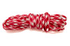 Parachute Cord 4mm 7 Strand Core Polyester -  Red / White Gingham Plaid