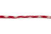 Parachute Cord 4mm 7 Strand Core Polyester -  Red / White Gingham Plaid