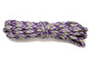 Parachute Cord 4mm 7 Strand Core Polyester -  White / Khaki / Black / Purple Plaid