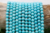 Howlite Turquoise Polished 8mm Round