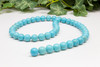 Howlite Turquoise Polished 8mm Round