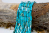 Impression Jasper Polished 4x13mm  - A Grade Aqua Terra Dyed - Cuboid