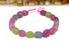 Jade Polished 8x11mm Pebble - Dyed Mix - 7.5" Strand
