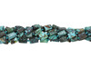 Chinese Turquoise Polished 8x12mm Faceted Tube