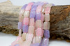 Natural Jade Polished 13.5x19mm Pastel Mix Rectangle