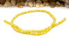 Natural Shell Polished 4mm Dyed Buttercup Round