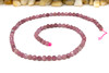 Pink Tourmaline Polished 4mm Faceted Round