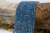 Zircon CZ Crystal AA Grade Polished Denim Blue 4mm Faceted Round