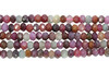Sapphire Multi Color Polished 3x4mm Faceted Rondelle