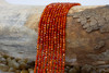Carnelian Polished 3mm Faceted Round