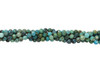 Chinese Turquoise Polished 5mm Faceted Round