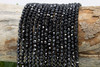 Black Spinel Polished 4mm Faceted Round