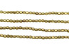 Gold Plated Brass 2mm Tiny Faceted Square