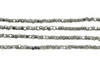 Silver Plated Brass 2.5x2.5mm Tiny Faceted Cube