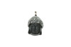 Embellished Obsidian Buddha Head Pendant