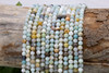 Amazonite Multi Color Polished 4mm Round