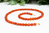 Carnelian Polished 6mm Faceted Coin