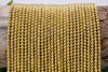 Gold Plated Hematite Polished 3mm Round
