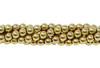 Gold Plated Hematite Polished 4mm Round