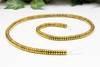 Gold Plated Hematite Polished 2x4mm Rondelle