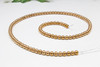 Rose Gold Plated Hematite Polished 4mm Round