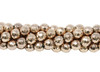 Rose Gold Plated Hematite Polished 6mm 128 Cut Faceted Round