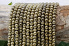 Pyrite Color Plated Hematite Polished 6mm Round