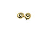 Gold Plated 6.75x6mm C Alphabet Bead