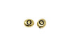 Gold Plated 6.75x6mm O Alphabet Bead