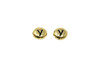 Gold Plated 6.75x6mm Y Alphabet Bead