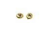 Gold Plated 6.75x6mm Y Alphabet Bead