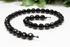 Black Onyx A Grade Polished 10mm Faceted Round - 64 Cut