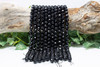 Black Onyx A Grade Polished 10mm Faceted Round - 64 Cut