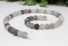 Cloudy Quartz Matte 8mm Round